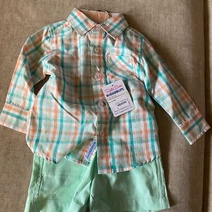 Rugged Butts shirt and shorts